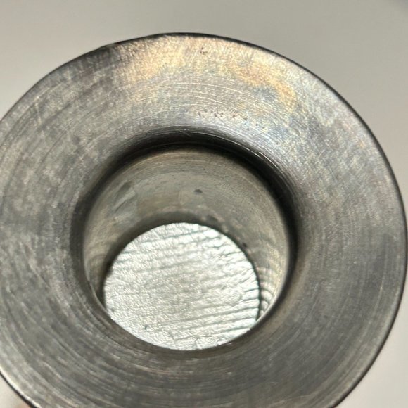 Vintage Colonial Casting Meriden Pewter Candlestick Candle Holder 9” Silver Tone - Picture 3 of 16